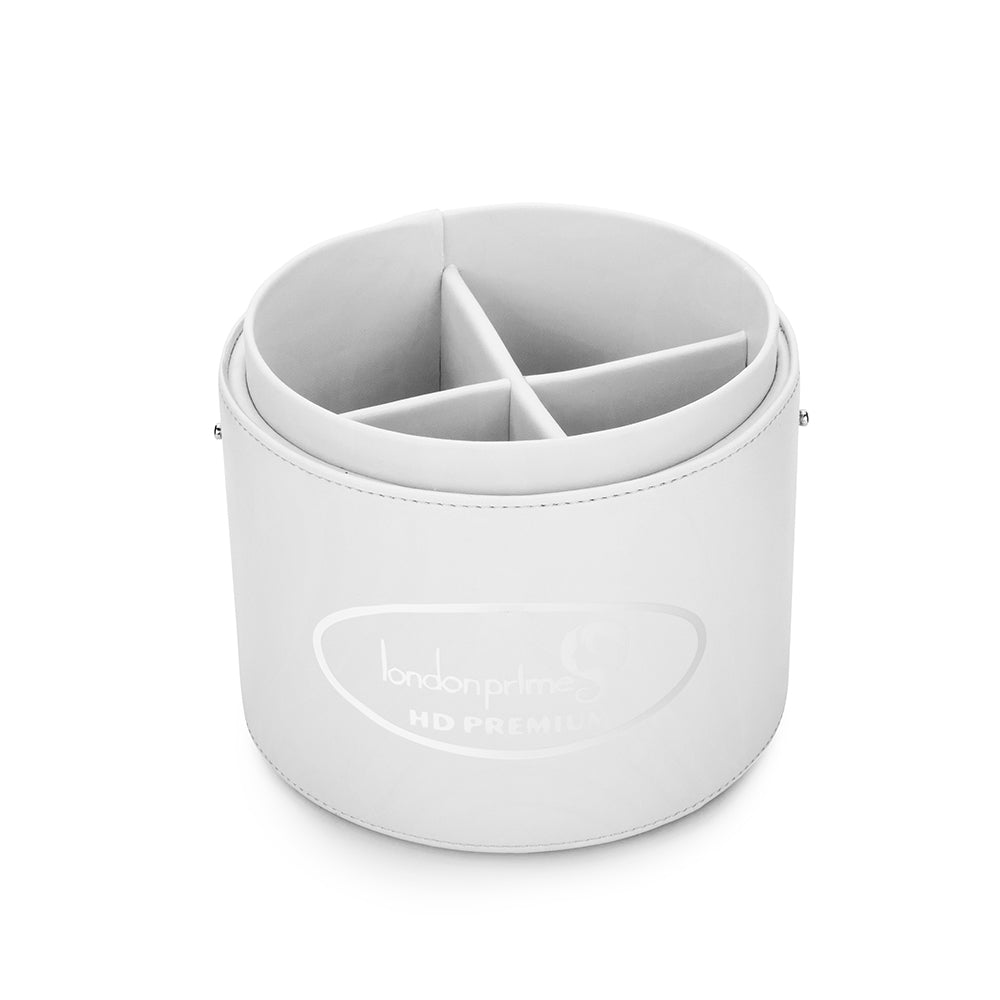 Londonprime Cosmetics Brush Holder Cylinder Shaped - White