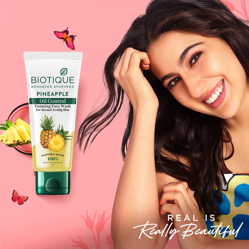 Biotique Pineapple Oil Control Foaming Face Wash 120ml
