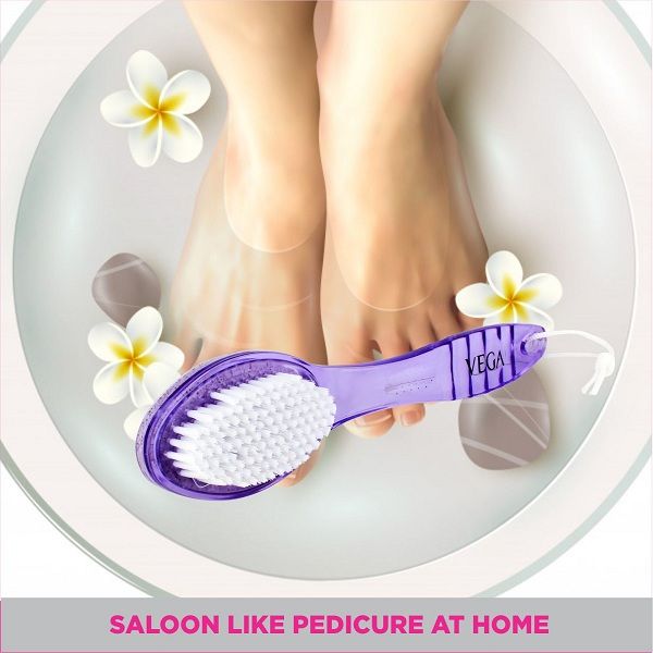 Vega Pumice Stone/Brush With Handle - PD-01N