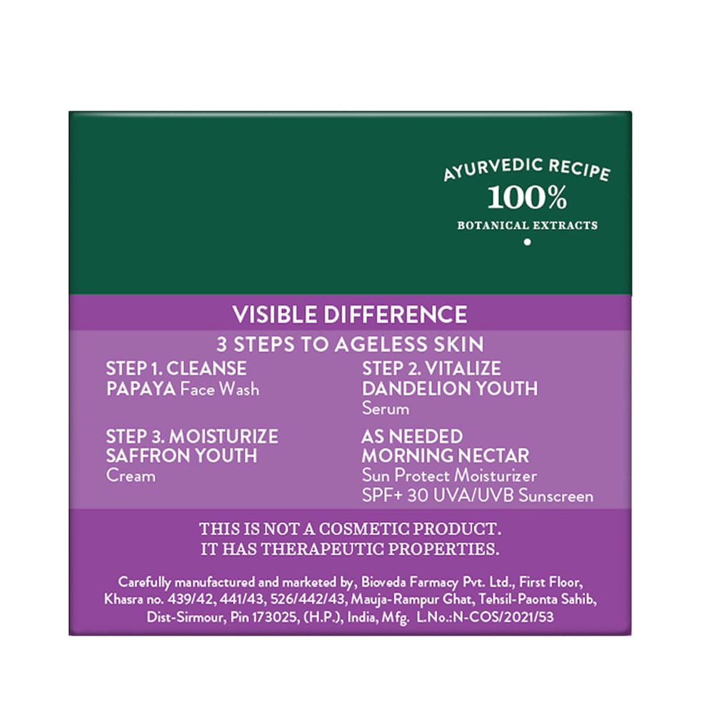 Biotique Saffron Youth Anti-Ageing Cream 50g