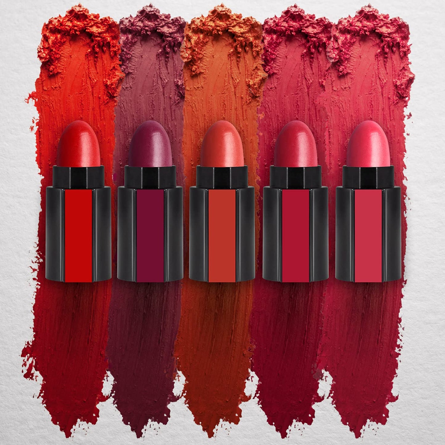 RENEE Fab 5 5-in-1 Lipstick 7.5gm, Long Lasting Matte Finish