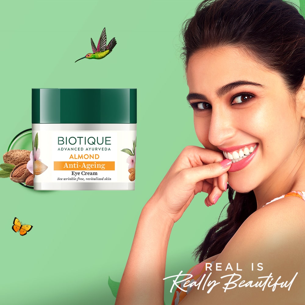 Biotique Almond Anti-Ageing Eye Cream 15g
