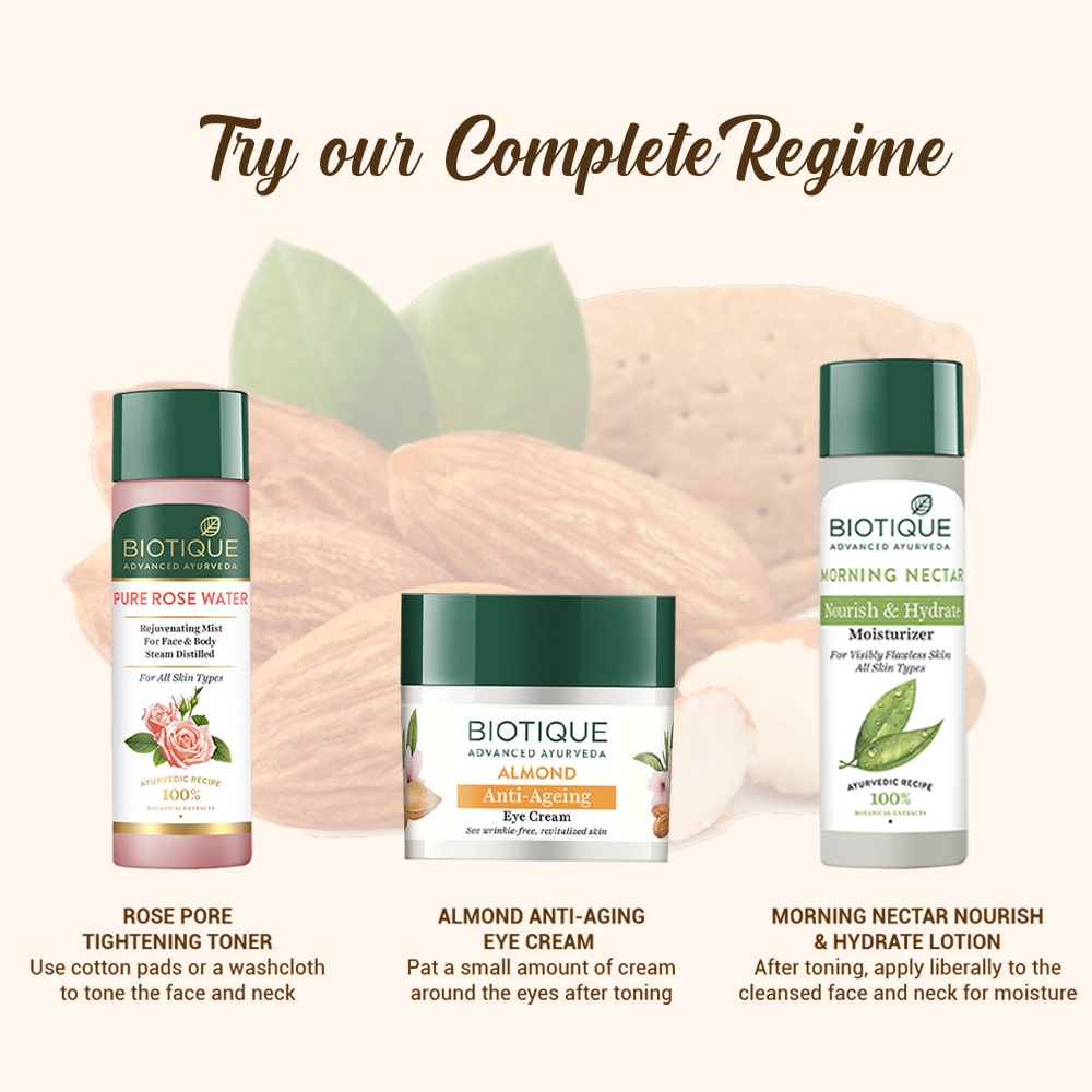 Biotique Almond Anti-Ageing Eye Cream 15g