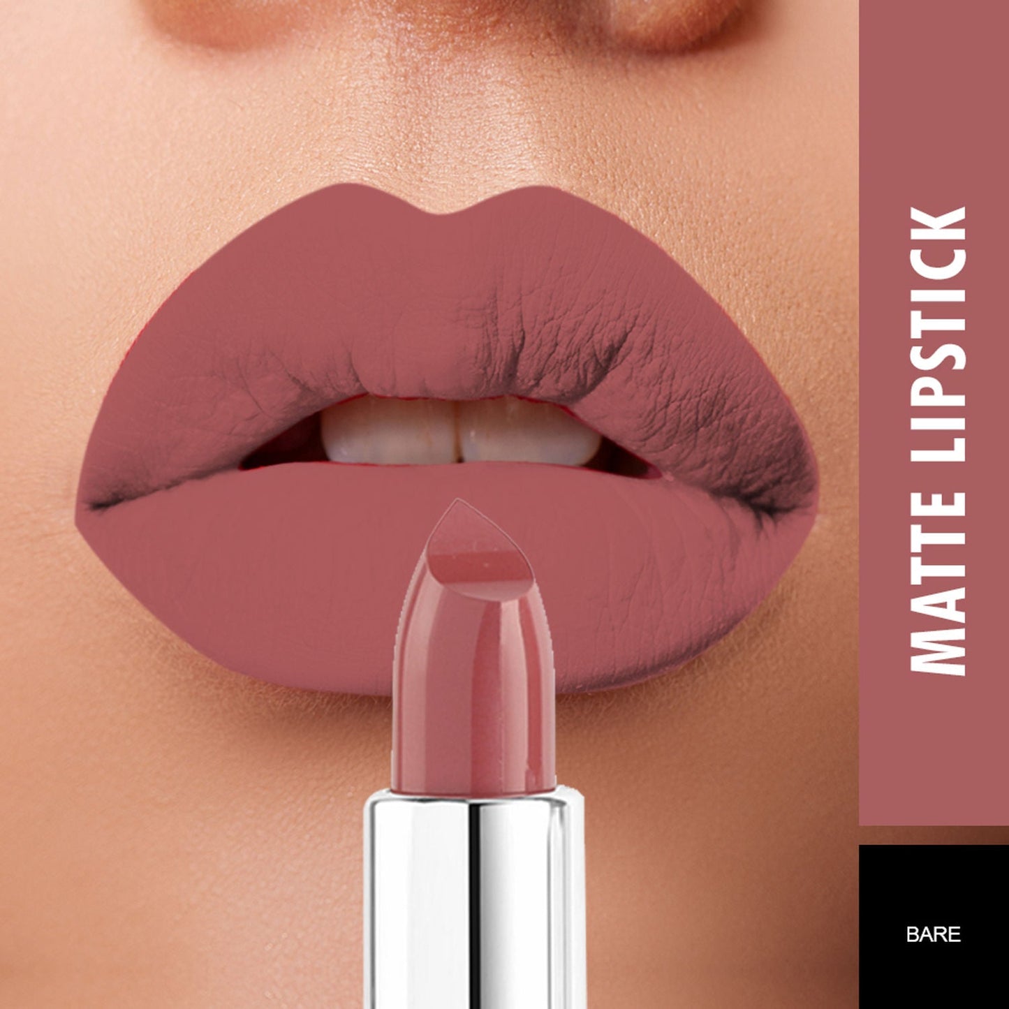 Swiss Beauty Pure Matte Lipstick BARE