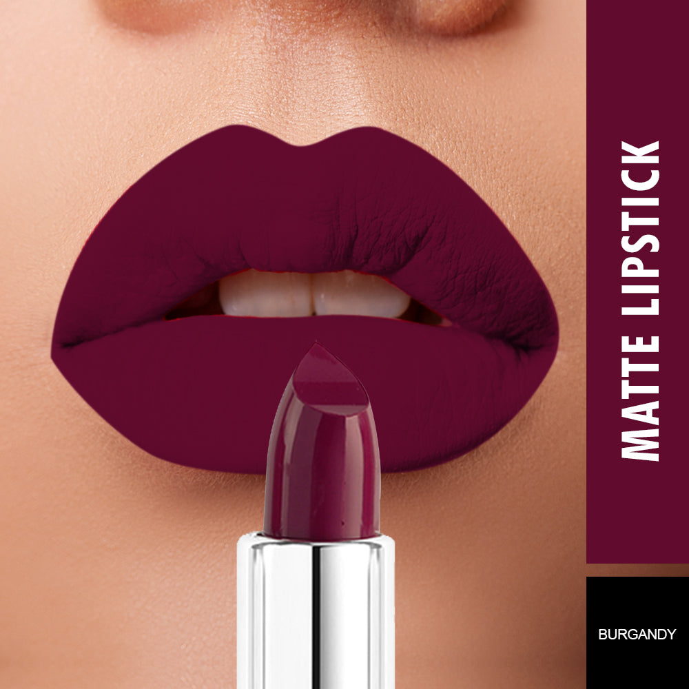 Swiss Beauty Pure Matte Lipstick BURGUNDY