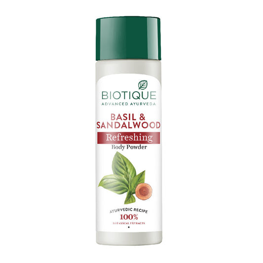 Biotique Basil & Sandalwood Refreshing Body Powder 190ml