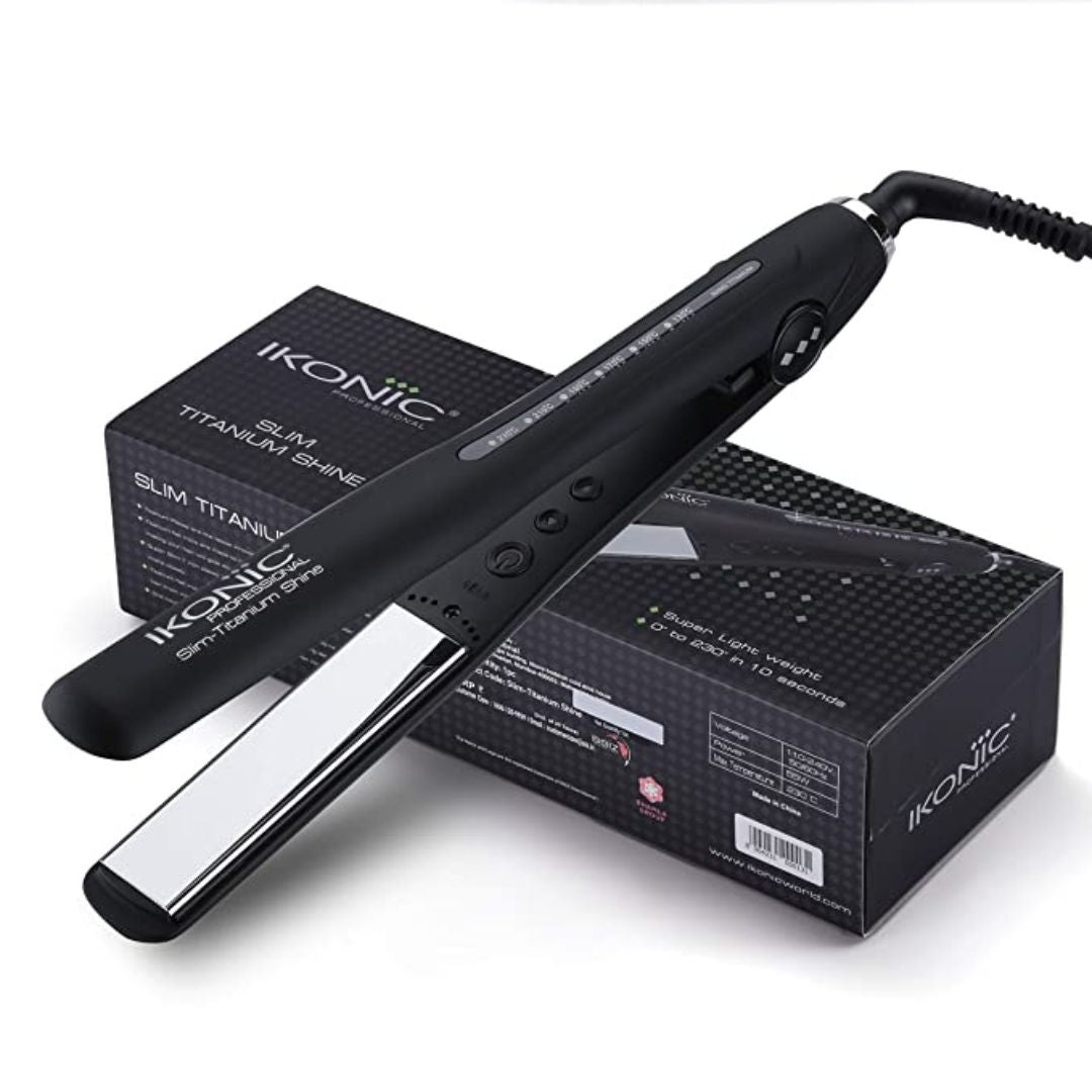 IKONIC SLIM TITANIUM SHINE HAIR STRAIGHTNER