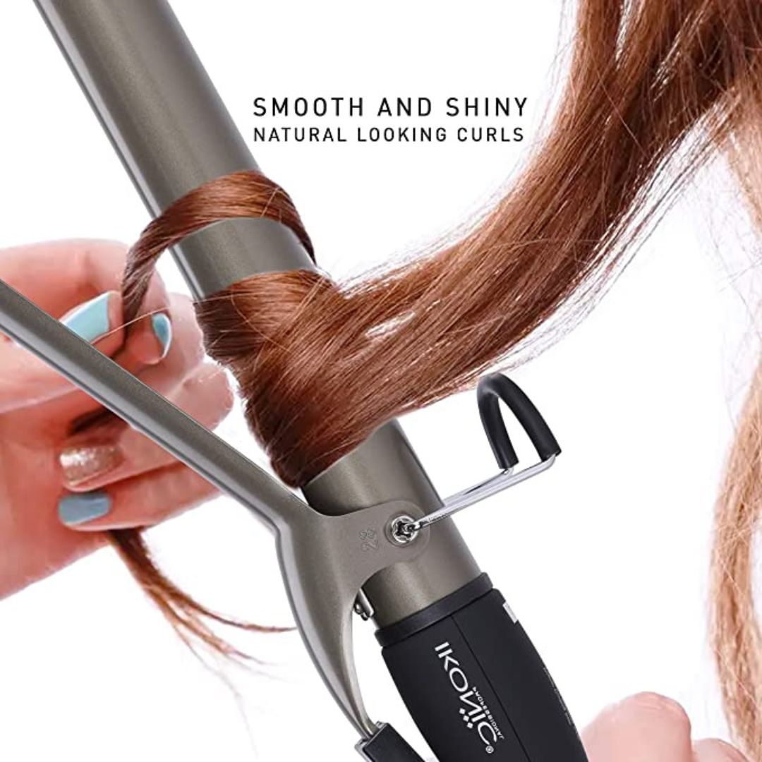 IKONIC CURLING TONG- 28MM ( BLACK & GOLDEN )