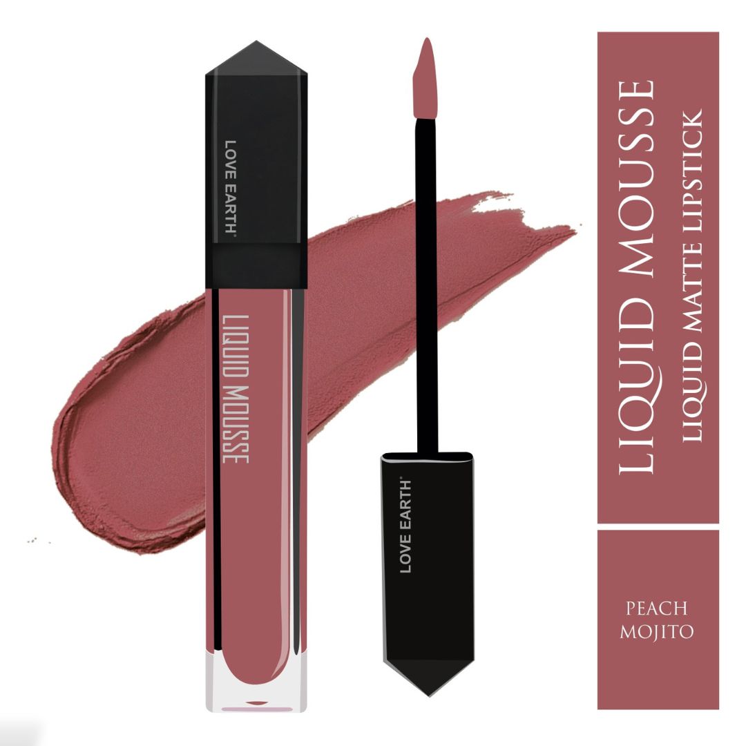 Love Earth LIQUID LIPSTICK - PEACH MOJITO