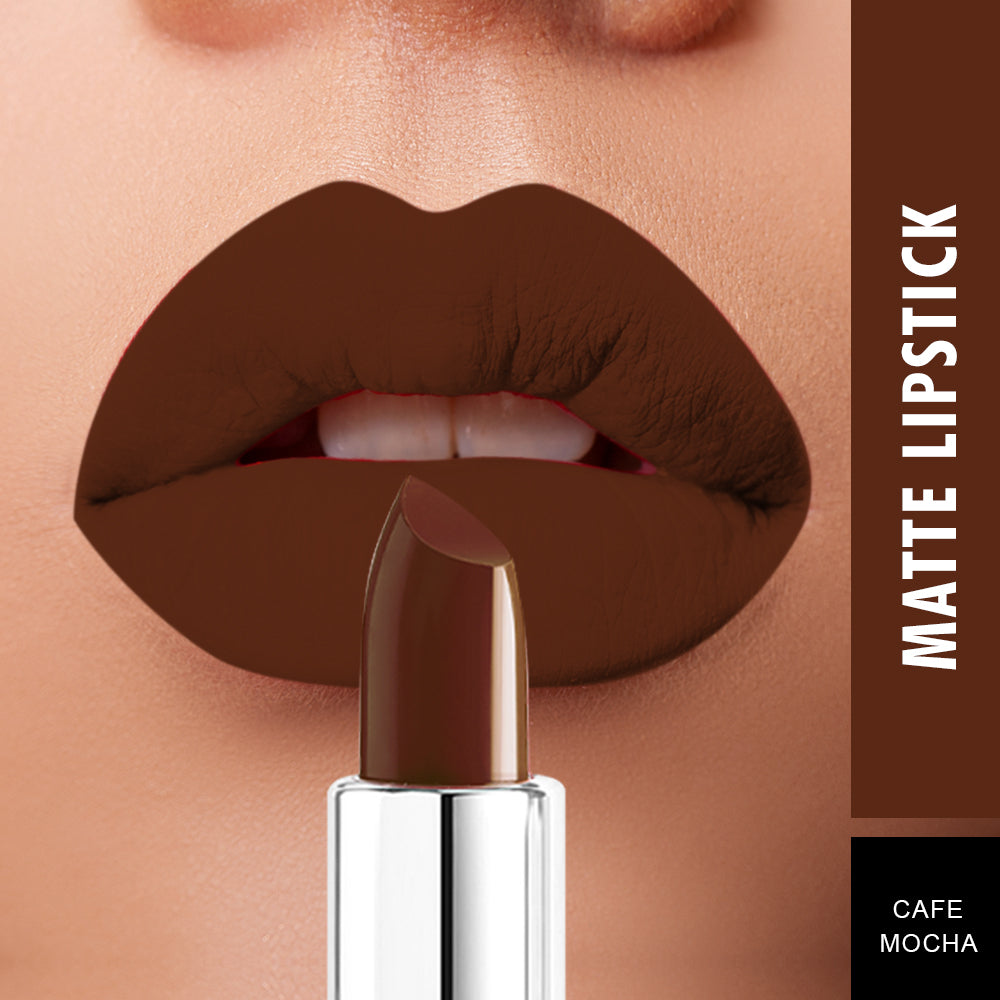 Swiss Beauty Pure Matte Lipstick CAFE-MOCHA