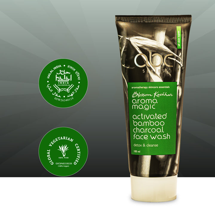 Aroma Magic Activated Bamboo Charcoal Face Wash -100ml