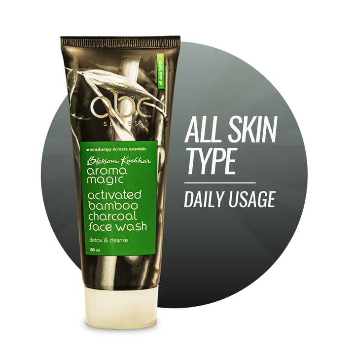 Aroma Magic Activated Bamboo Charcoal Face Wash -100ml
