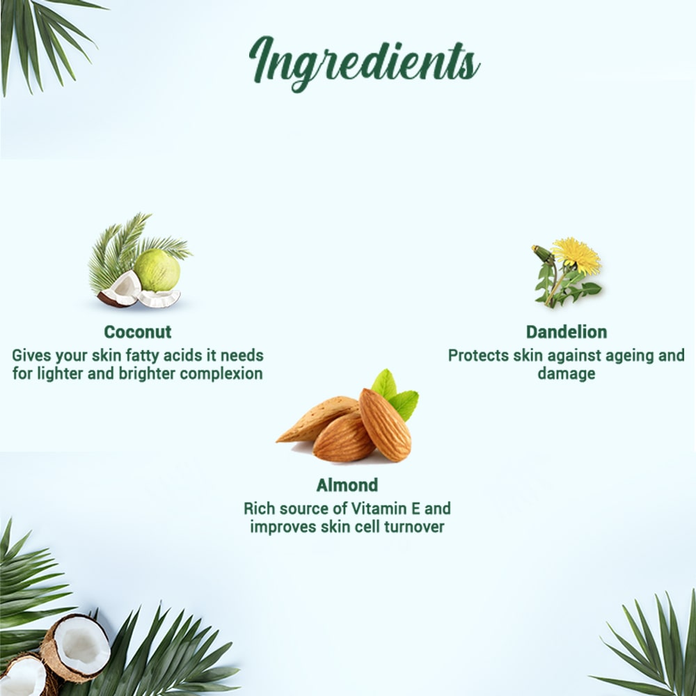 Biotique Coconut Brightening Instant Glow Cream 50gm