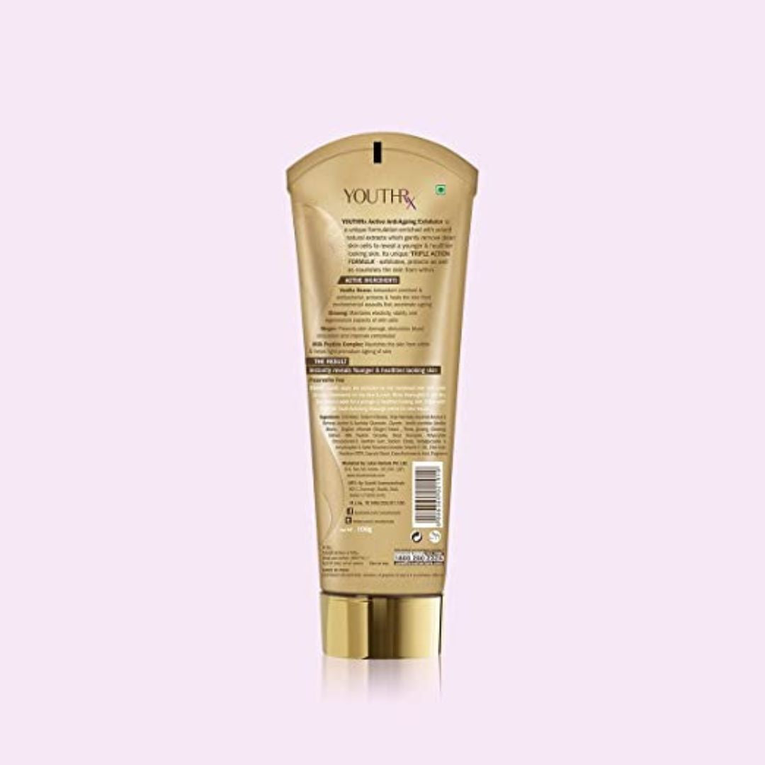Lotus Herbals YouthRx Anti Ageing Exfoliator, Boosts radiance for smoother and firmer skin