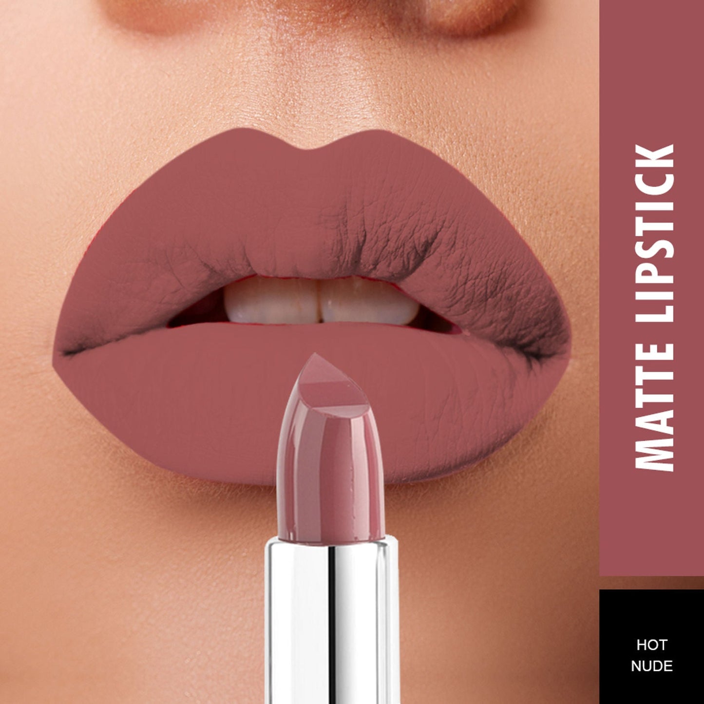 Swiss Beauty Pure Matte Lipstick HOT-NUDE