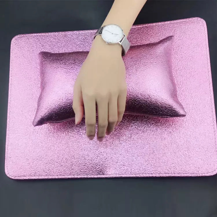 Solid Folding Nail Art Hand Rests Professional Washable PU Leather Tool Manicure Holder Wrist Soft Pillow With Cushion