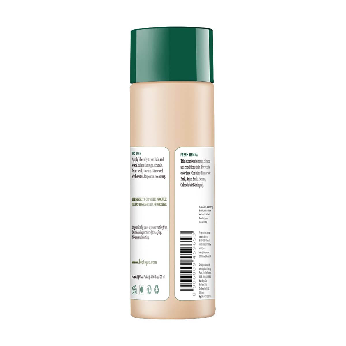 Biotique Fresh Henna Colour Protect Shampoo & Conditioner 120ml