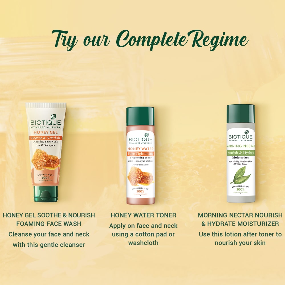 Biotique Honey Gel Soothe & Nourish Foaming Face Wash 100ml