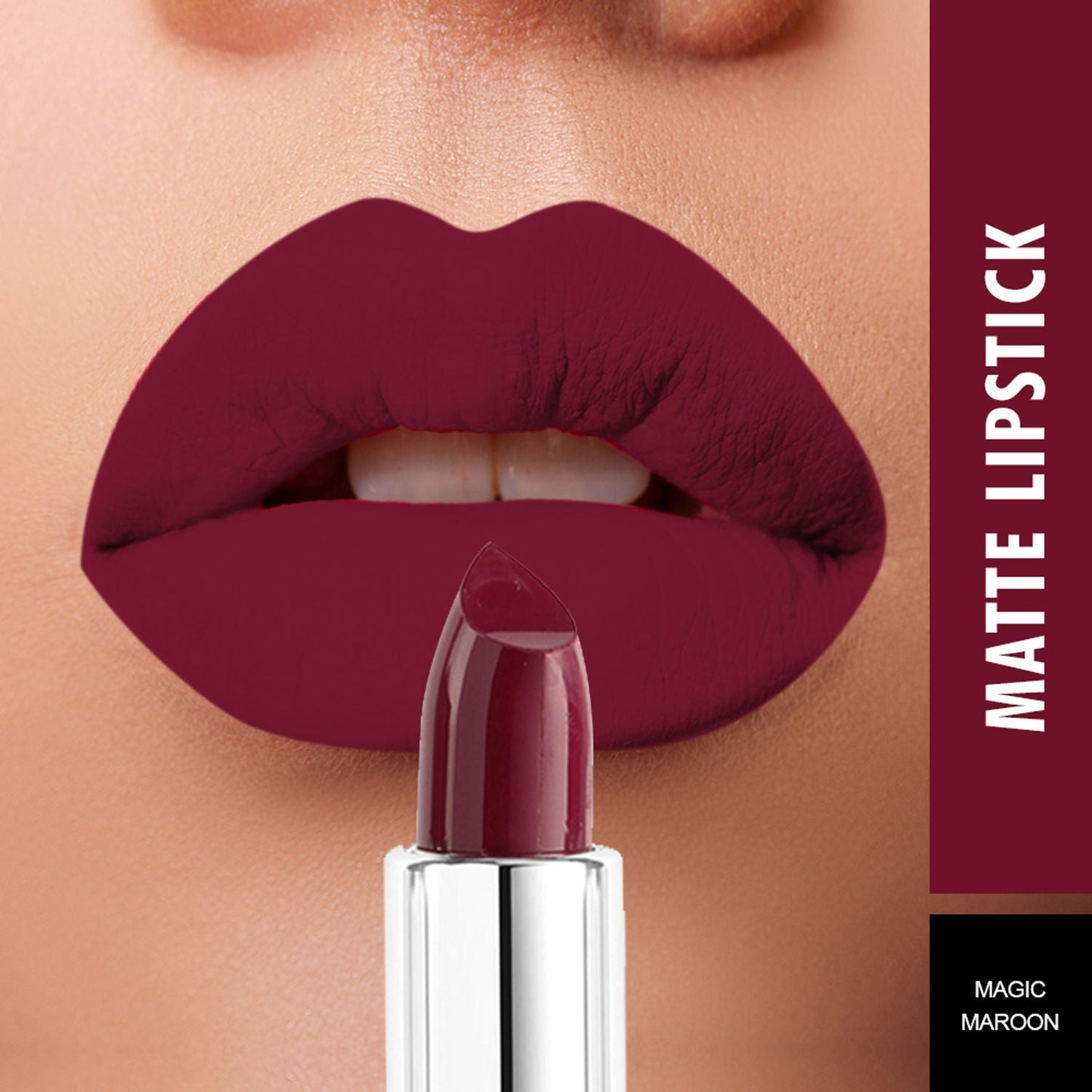 Swiss Beauty Pure Matte Lipstick MAGIC-MAROON
