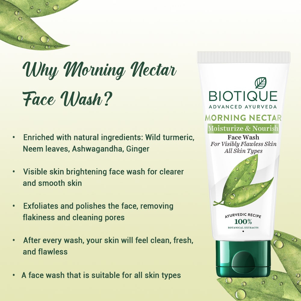 Biotique Morning Nectar Moisturize & Nourish Face Wash 150ml