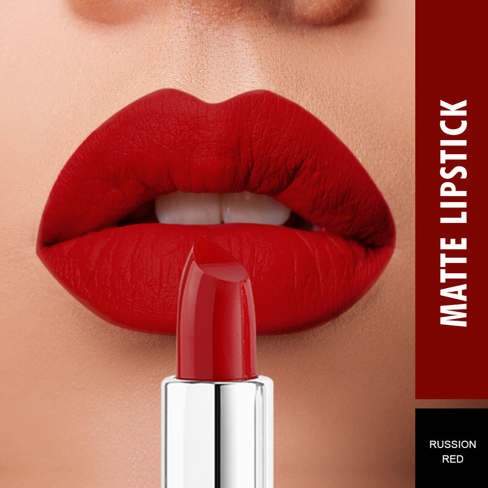 Swiss Beauty Pure Matte Lipstick RUSSIAN-RED
