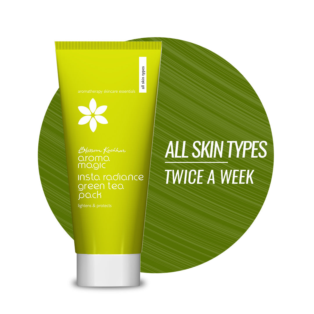 Aroma Magic Insta Radiance Green Tea Pack - 100gm