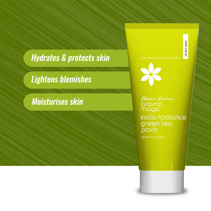 Aroma Magic Insta Radiance Green Tea Pack - 100gm