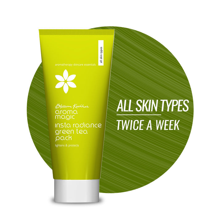 Aroma Magic Insta Radiance Green Tea Pack - 100gm