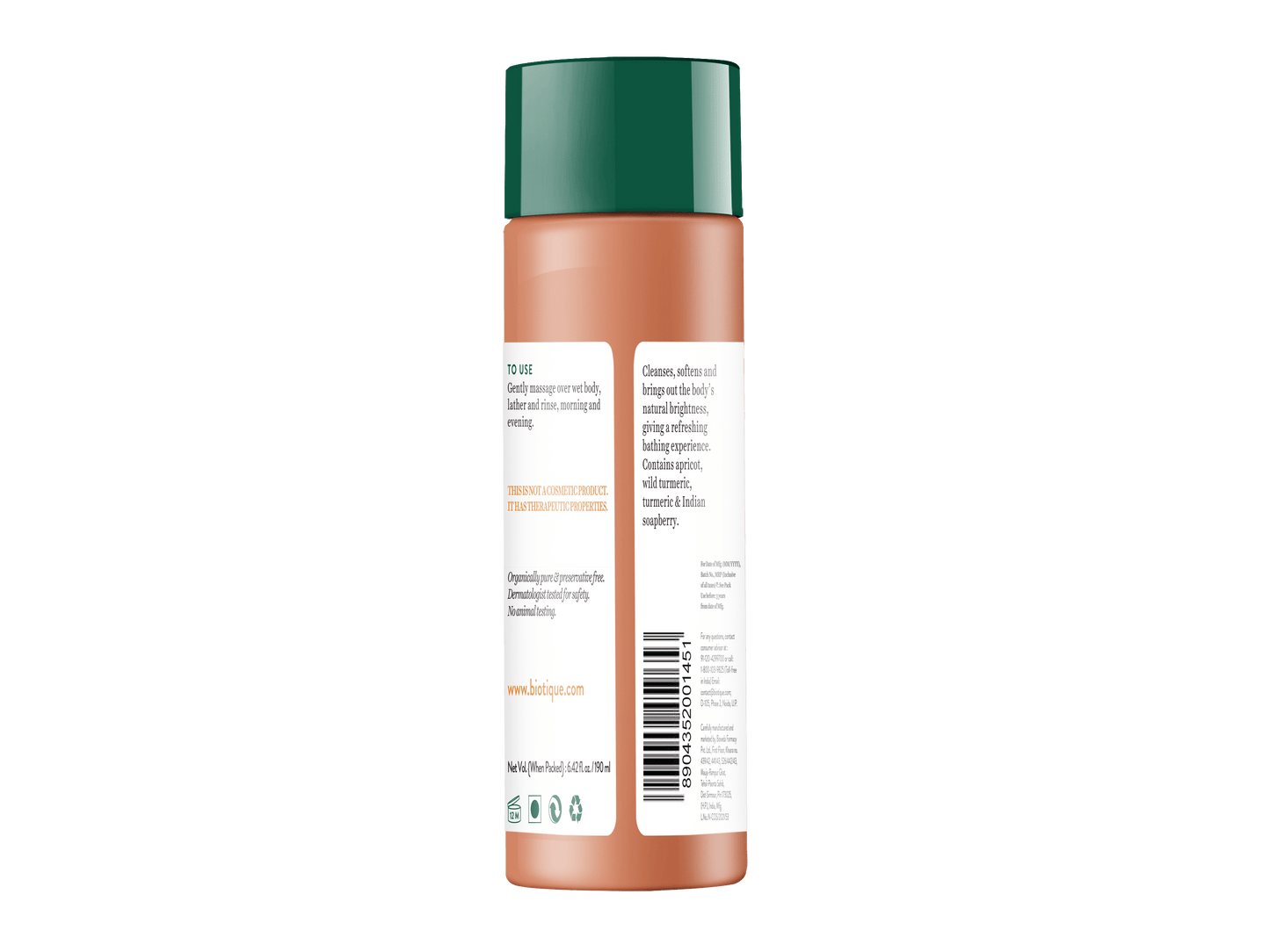 Biotique Apricot Refreshing Body Wash 200ml