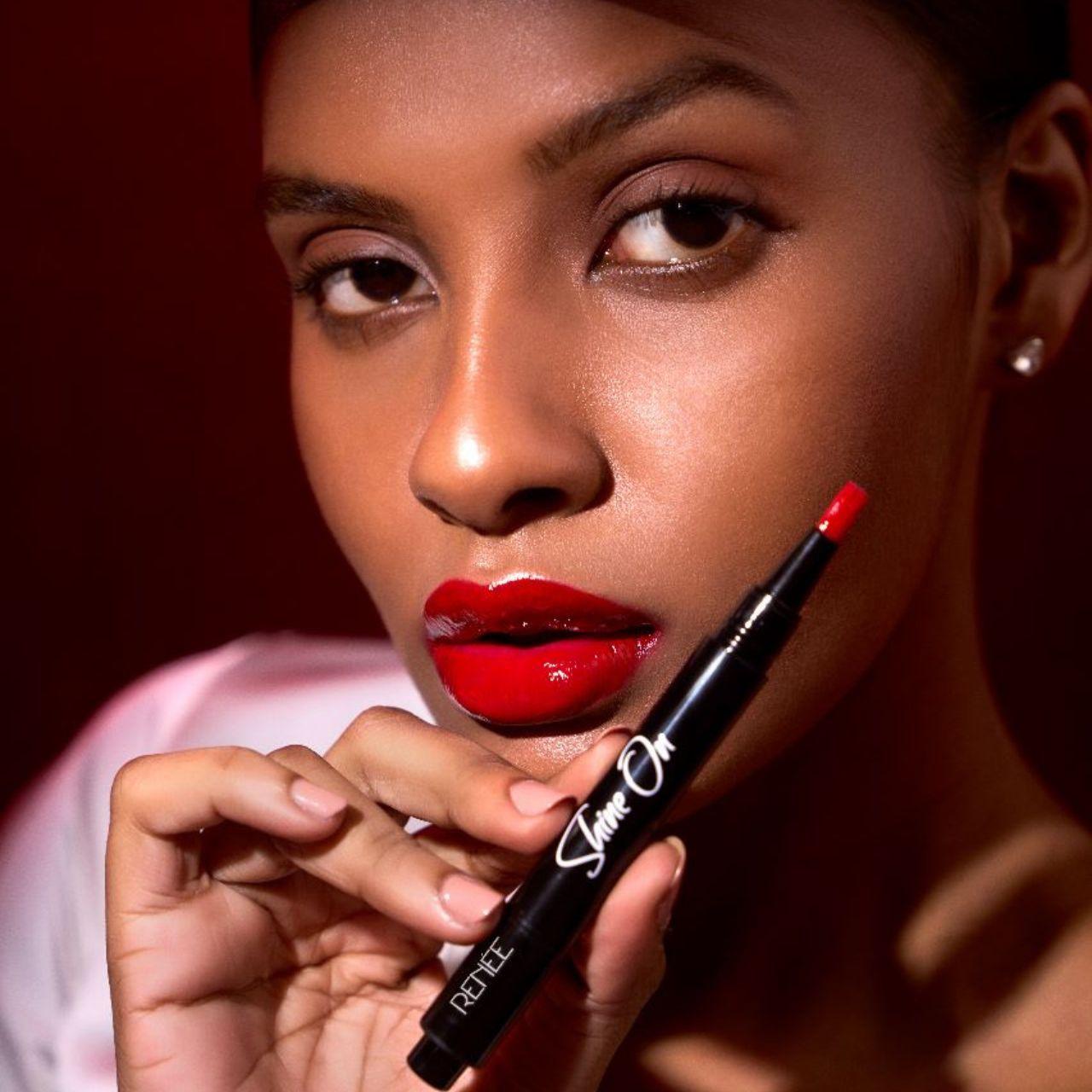 Renee Shine On Lip Lacquer 1.8ml - Scarlet Spark