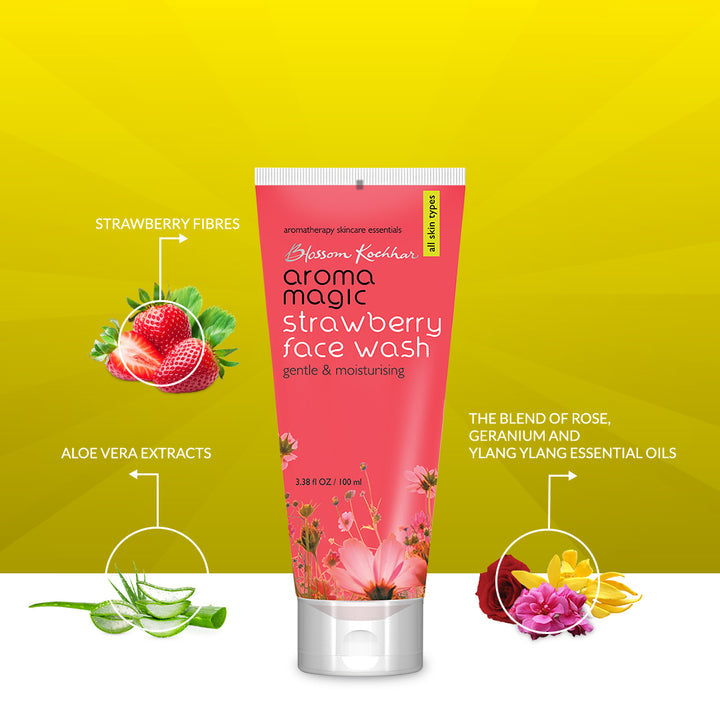 Aroma Magic Strawberry Face Wash - 100ml