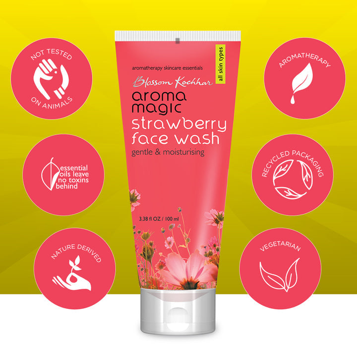 Aroma Magic Strawberry Face Wash - 100ml