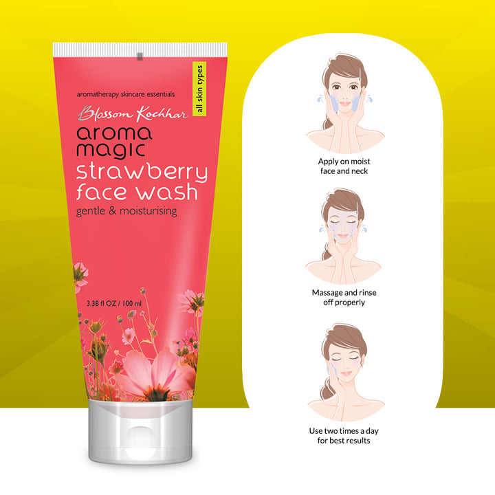 Aroma Magic Strawberry Face Wash - 100ml