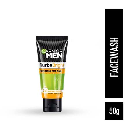 Garnier Turbo Bright Brightening Face Wash 50g