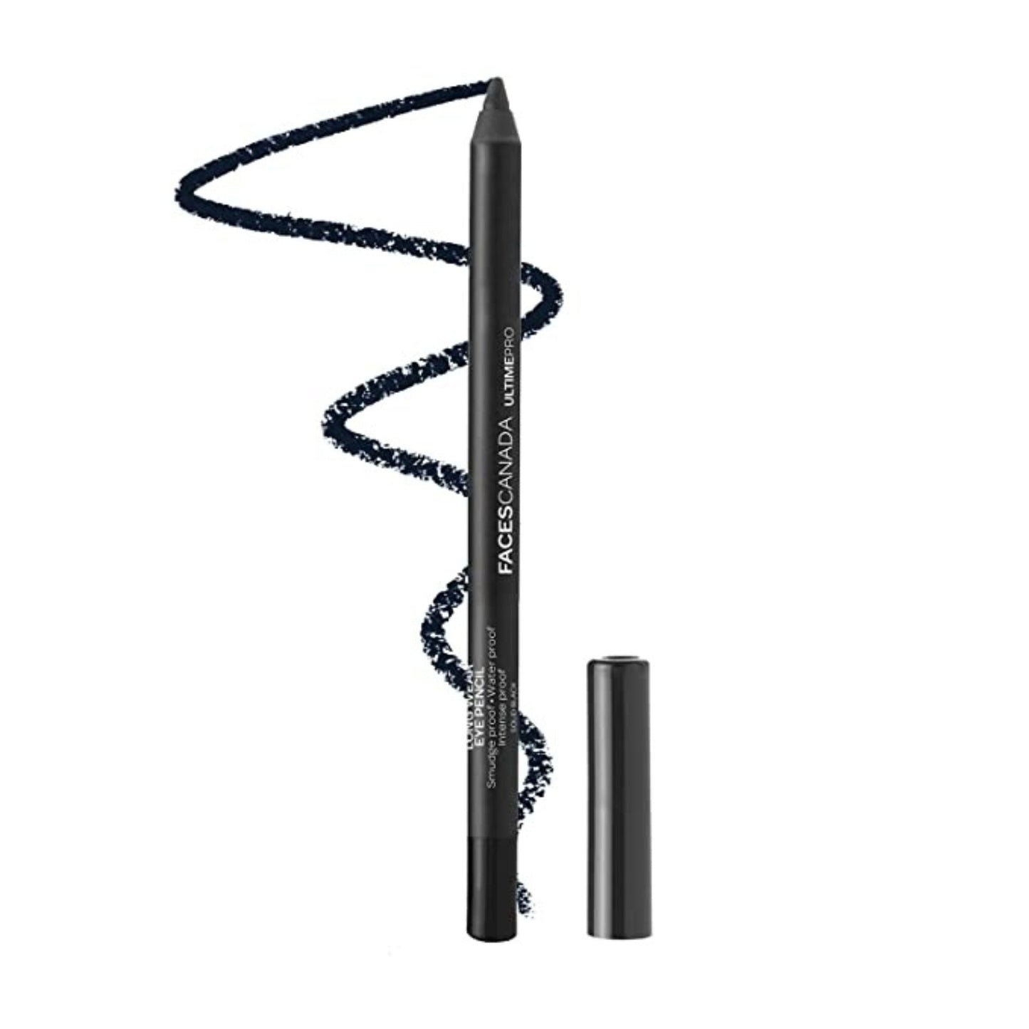 Faces Canada Longwear Eye Pencil Solid Black 02 1.2 g (Black)