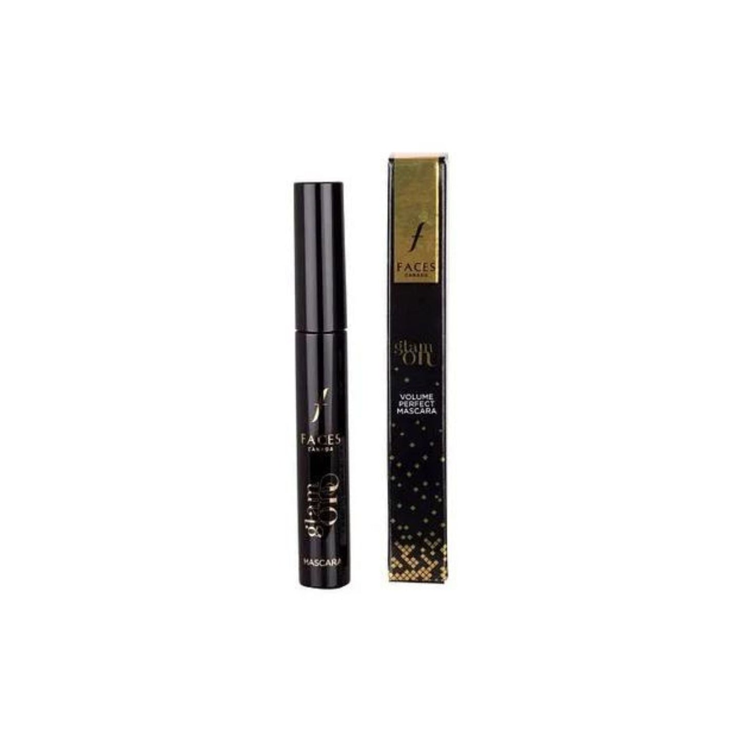 FACES GLAM ON VOLUME PERFECT MASCARA BLACK 8 ML (BLACK)