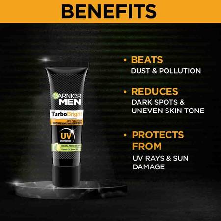 Garnier TurboBright Anti Pollution Brightening moisturiser, 40g
