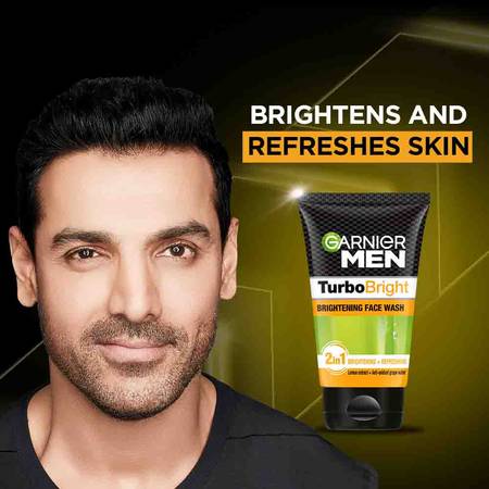 Garnier Turbo Bright Brightening Face Wash 100g