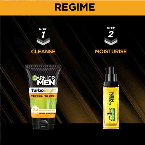 Garnier Turbo Bright Brightening Face Wash 100g