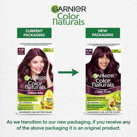 Garnier Color Naturals Shade 4.2 Wine Burgundy