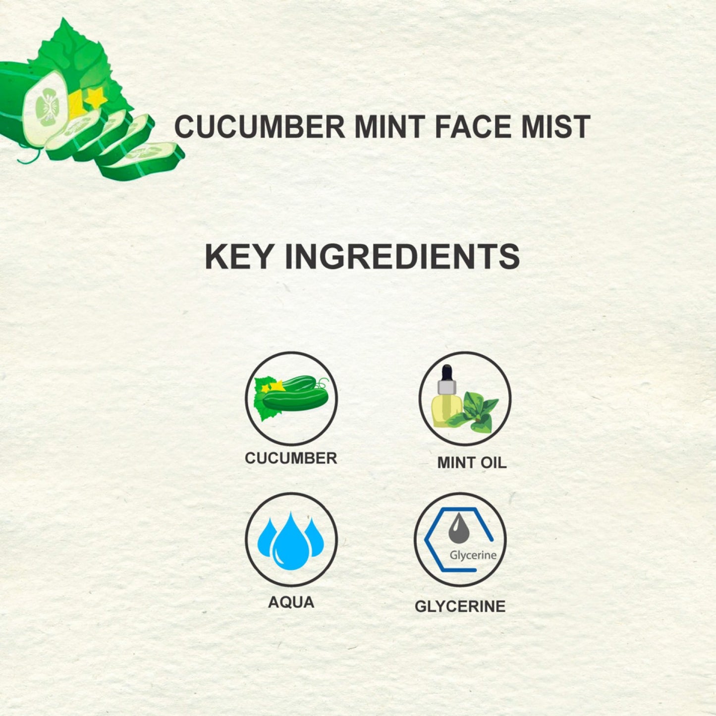 Love Earth Cucumber Mint Mist - 100ml