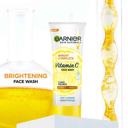 Garnier Bright Complete Facewash, 50g