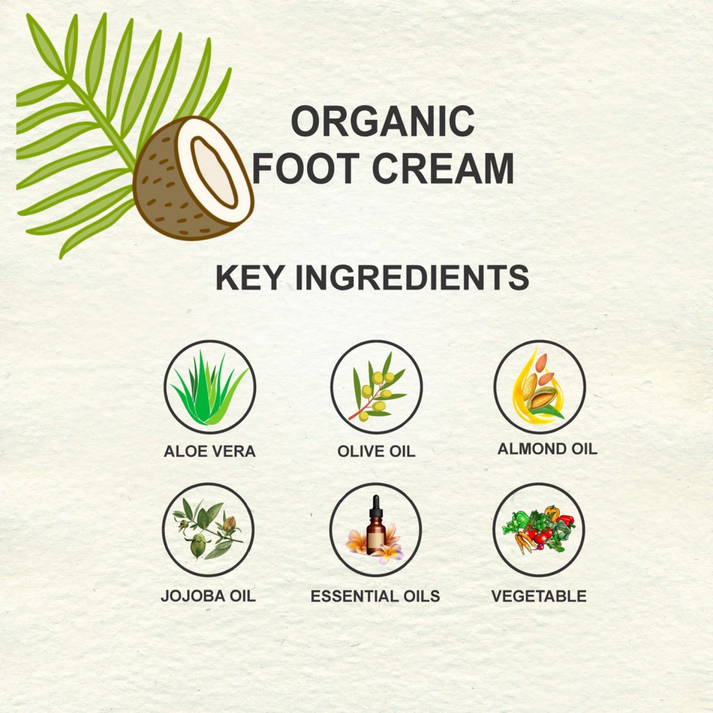 Love Earth Organic Foot Cream - 50g