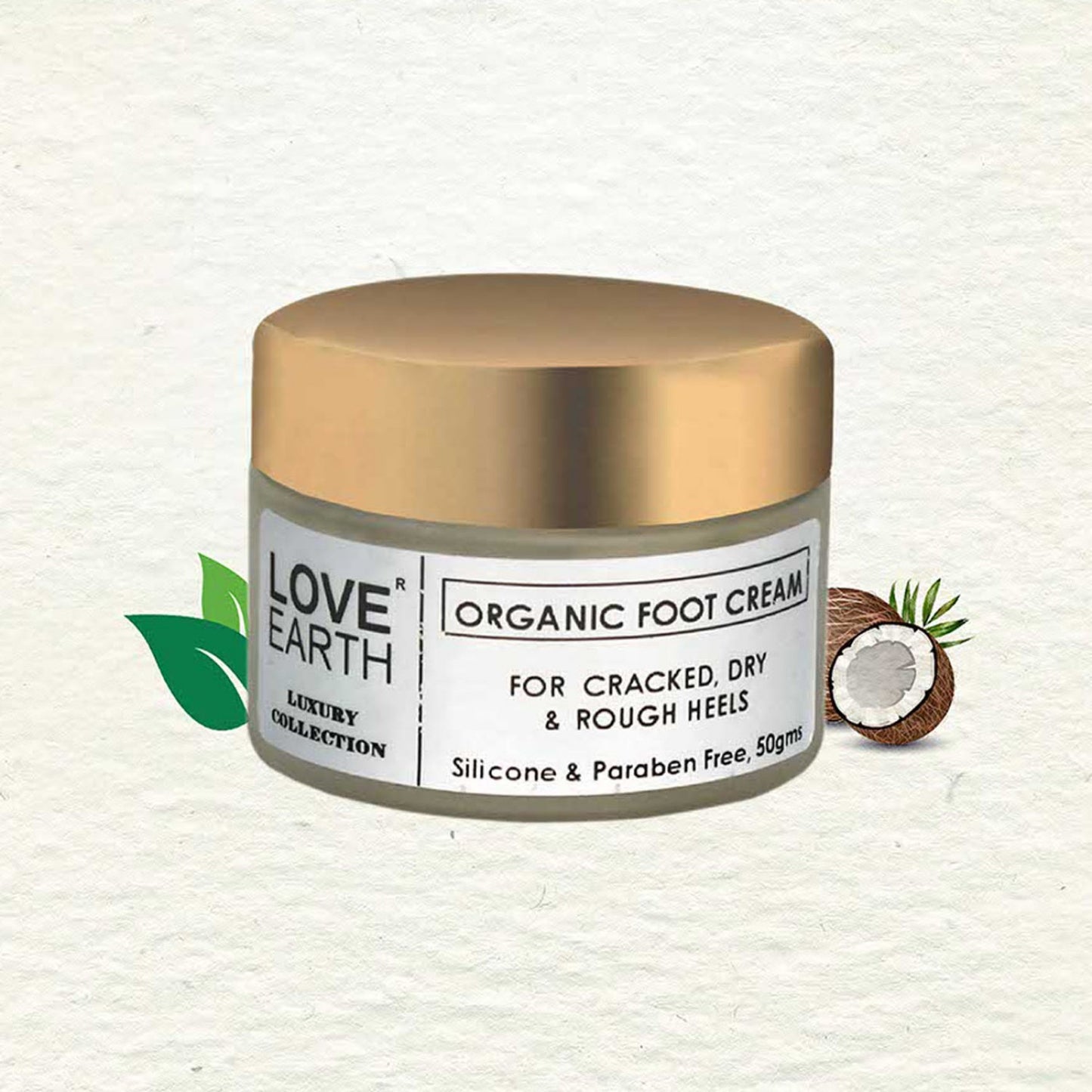 Love Earth Organic Foot Cream - 50g