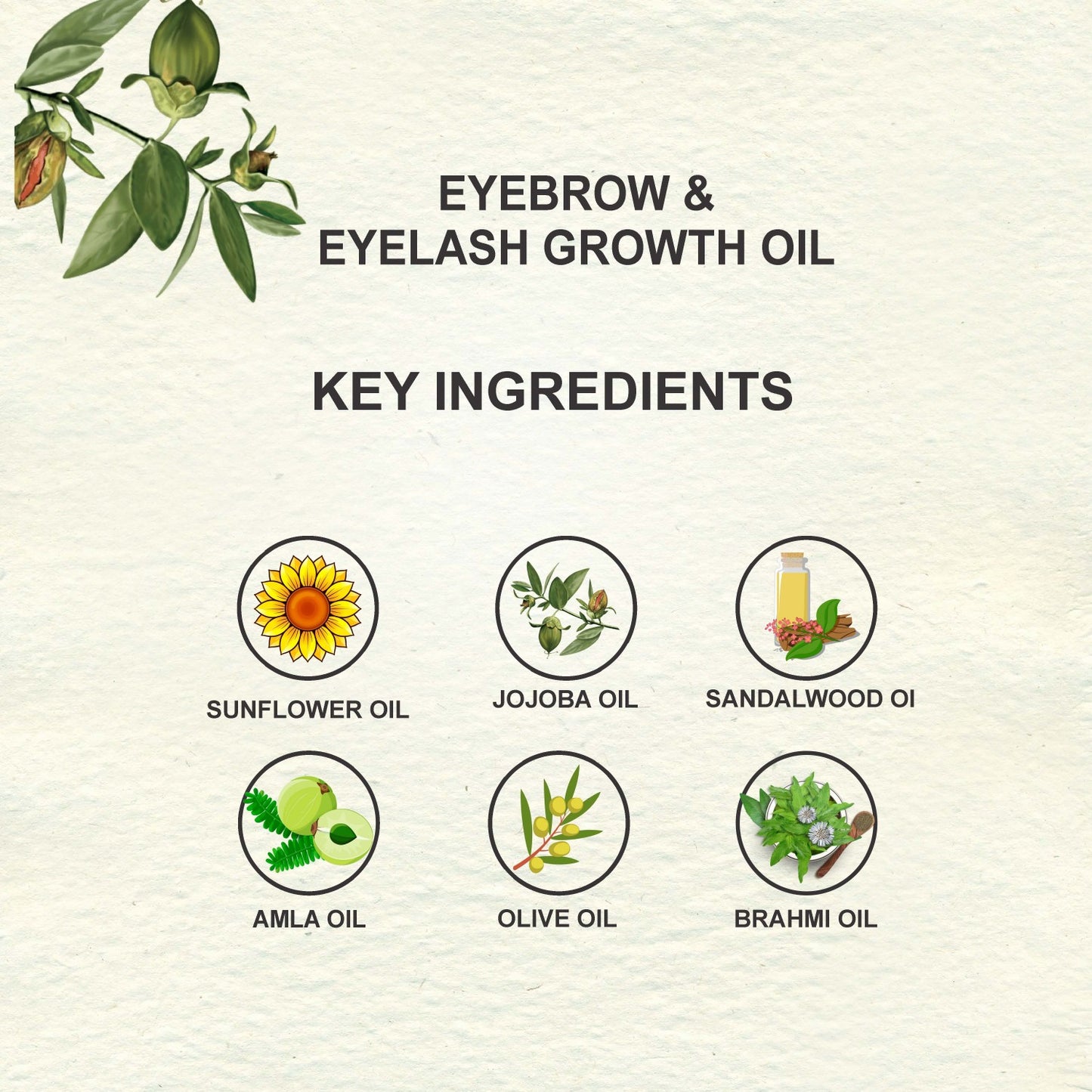 Love Earth Eyebrow & Eyelash Growth Oil - 5ml