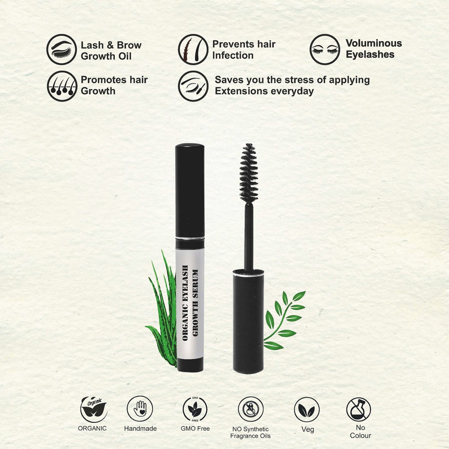Love Earth Eyebrow & Eyelash Growth Oil - 5ml