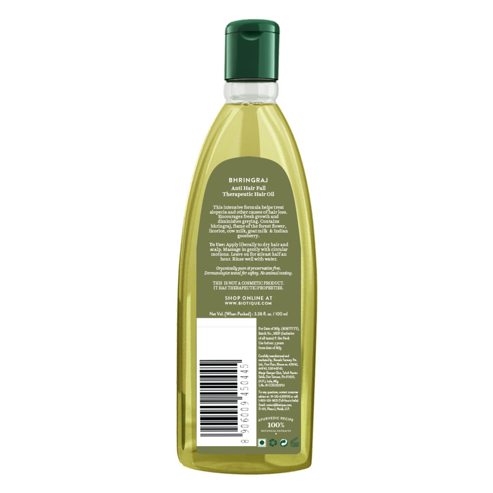 Biotique Bhringraj Anti Hair Fall Therapeutic Hair Oil 120ml