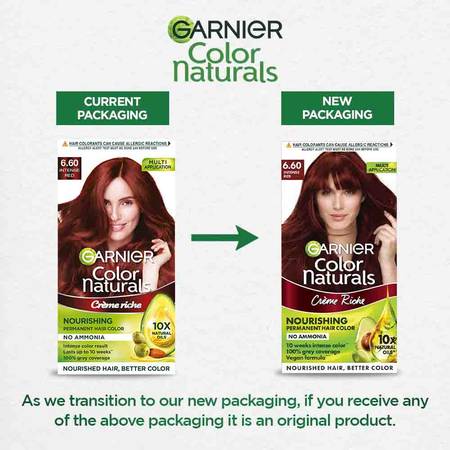 Garnier Color Naturals Shade 6.60 Intense Red