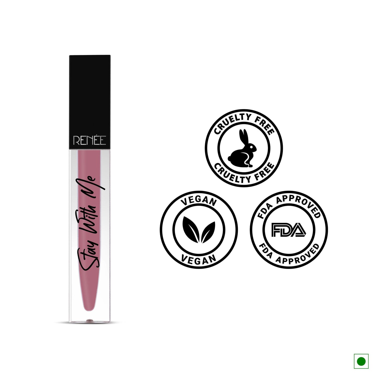 Renee Stay With Me Matte Liquid Lip Color 5ml - Love Of Lavender