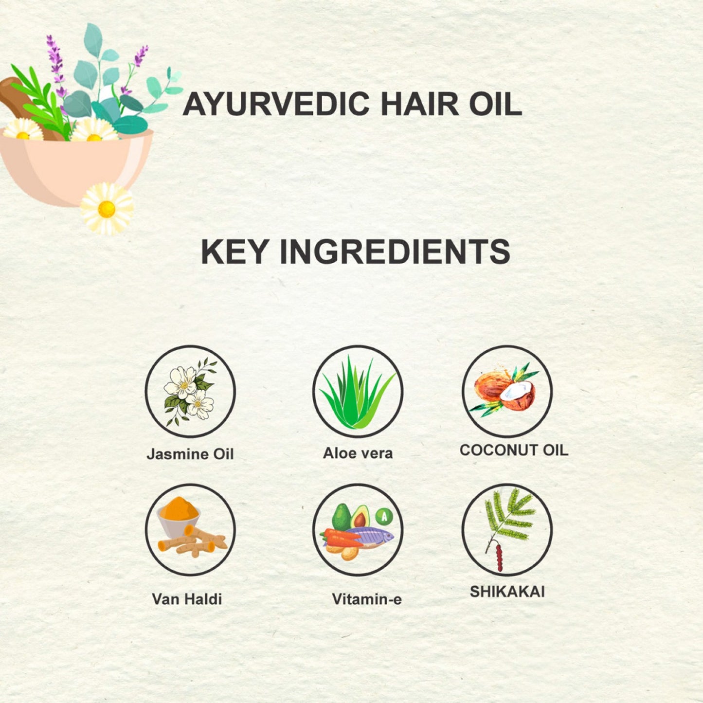 Love Earth Ayurvedic Hair Oil - 100ml
